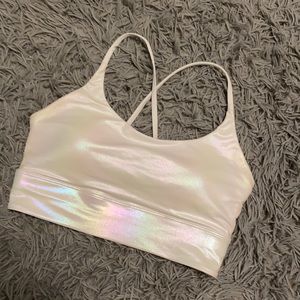 ZYIA White Unicorn Luxe Bra